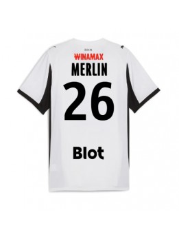 Billige Stade Rennais Quentin Merlin #26 Bortedrakt 2025-26 Kortermet